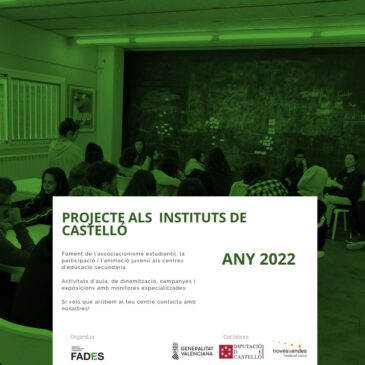Foment de la implicació de l’alumnat als IES de Castelló